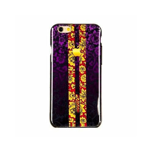 Дизайнерский силиконовый чехол ( Design Purple) для Apple iPhone 6 Plus
