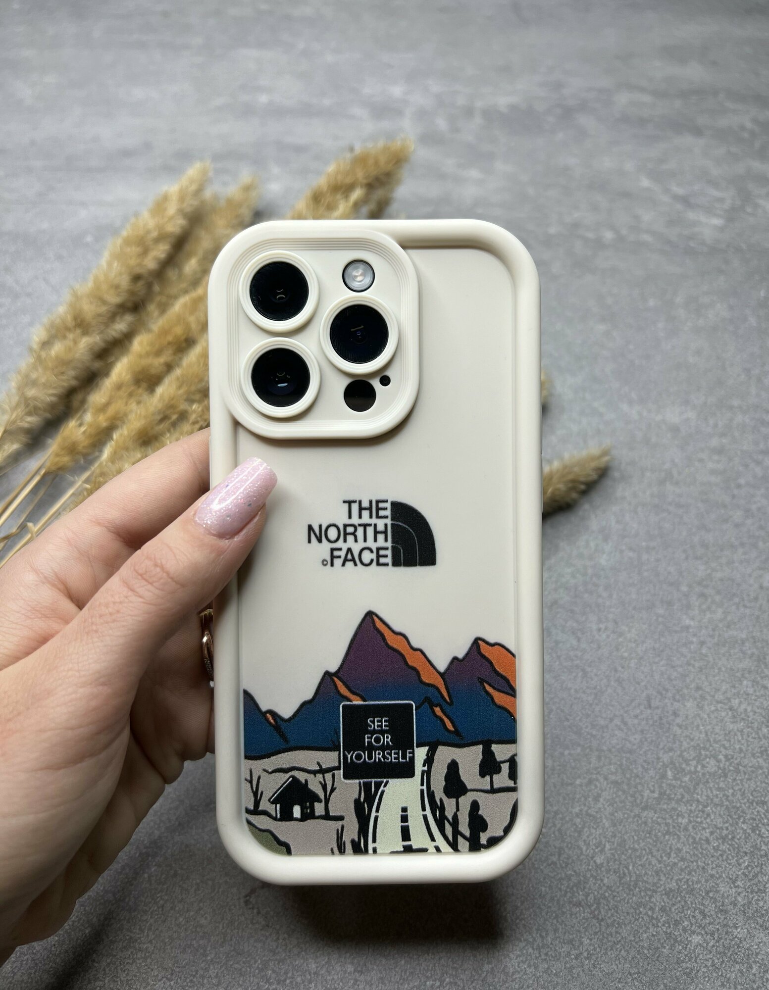 Чехол THE NORTH FACE для iPhone 14Pro белый