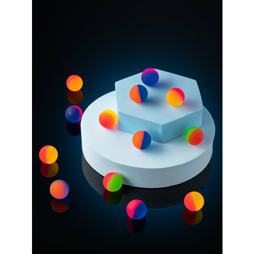 Мячи-прыгуны Цветной лед 25мм 50 шт. мячи прыгуны в банке цветной лёд 8 штук
