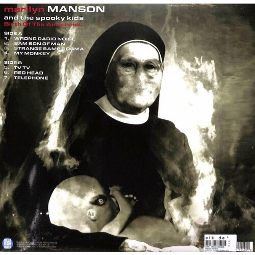 Marilyn Manson & The Spooky Kids – Birth Of The Antichrist (Clear & Red Splatter Vinyl) marilyn manson and the spooky kids from obscurity 2 purgatory vinyl