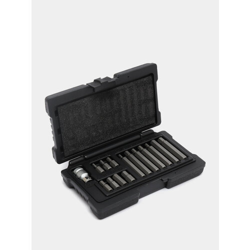 Набор бит HEX хвостовик-шестигранник 12 CrV 10 мм 15 предметов Stels 4797₽