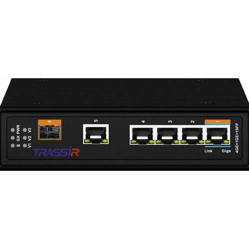РоЕ-коммутатор Trassir TR-NS15061S-150-4POE 13700₽