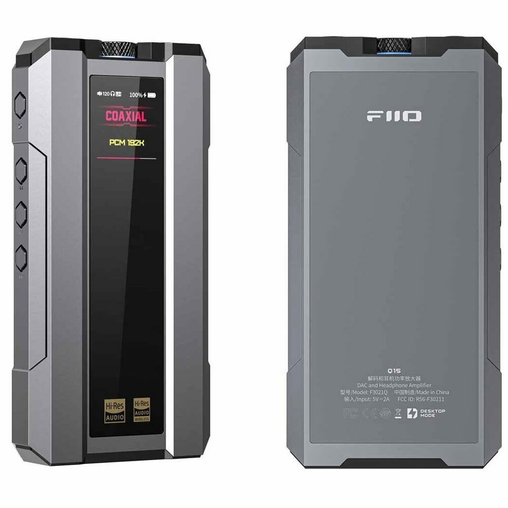 ЦАП/Усилитель для наушников FIIO Q15 (F3021Q) Titanium — фото 1