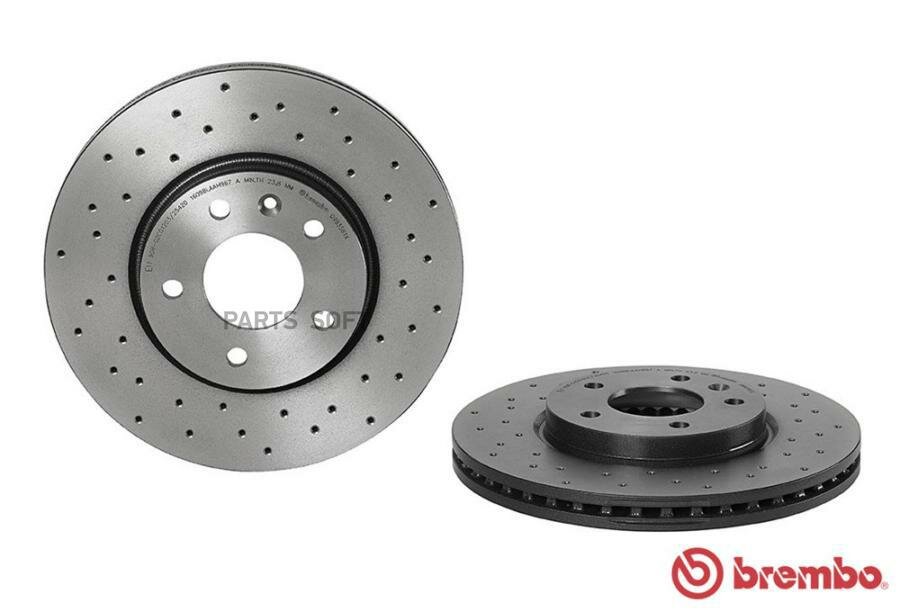 BREMBO 09. B356.1X Диск тормозной Xtra | перед |