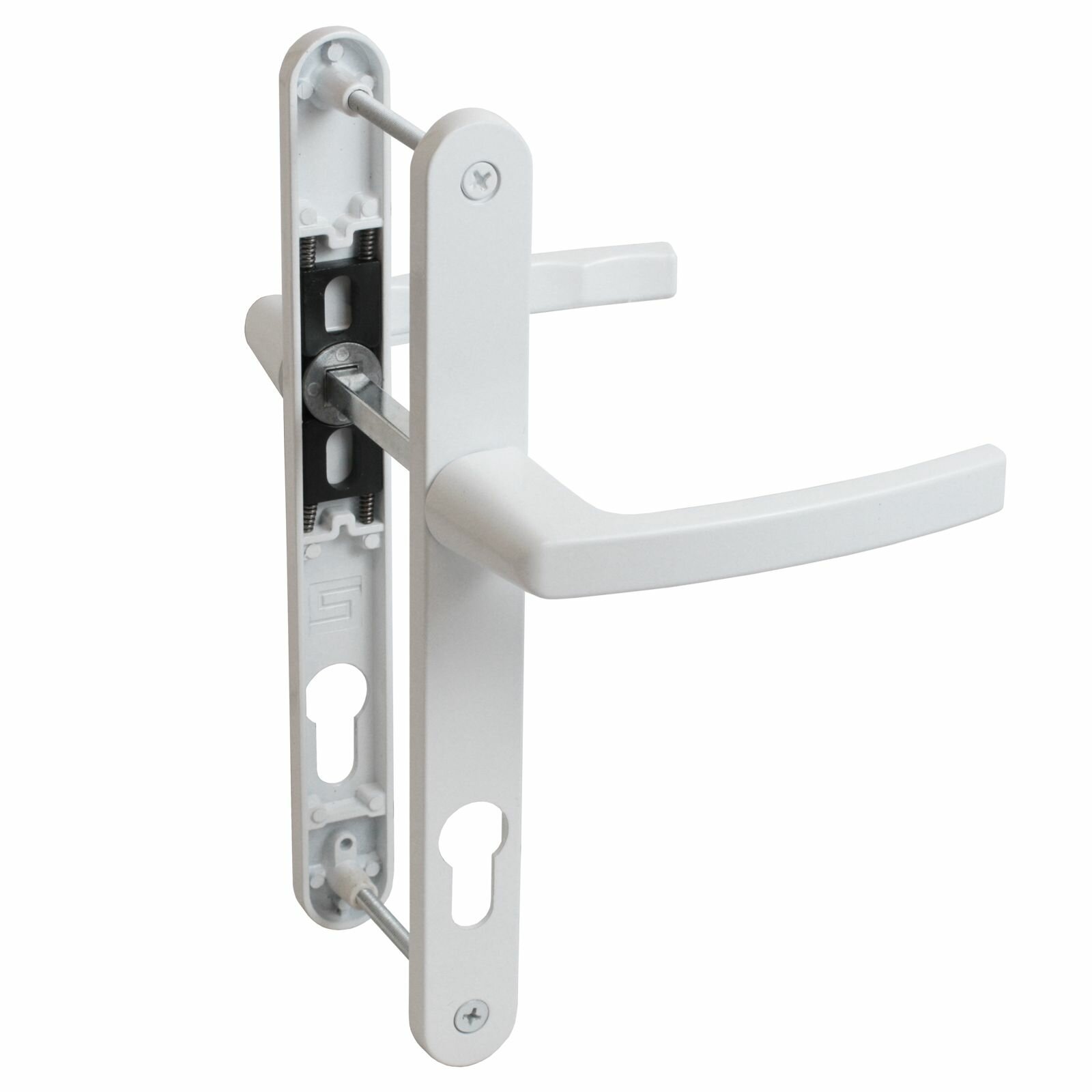 фото Булат РФ 85.25.02.9016 урал белая с пружин. м/о 85 "под пальчики" для узкопроф. Комплект ручек (30) zm_15995