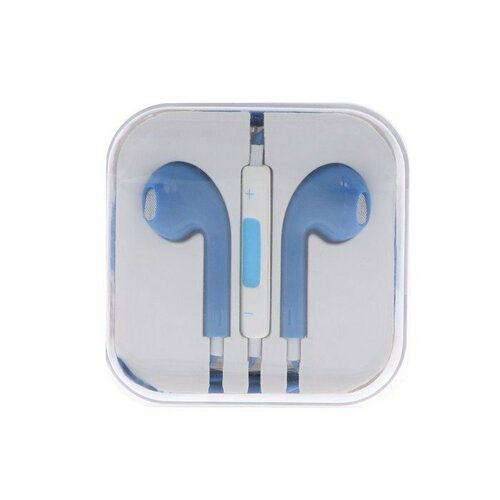 Наушники LuazON RX-13 вкладыши микрофон синие комплект из 9 шт 224400₽