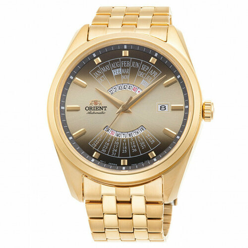 фото Наручные часы orient, коричневый