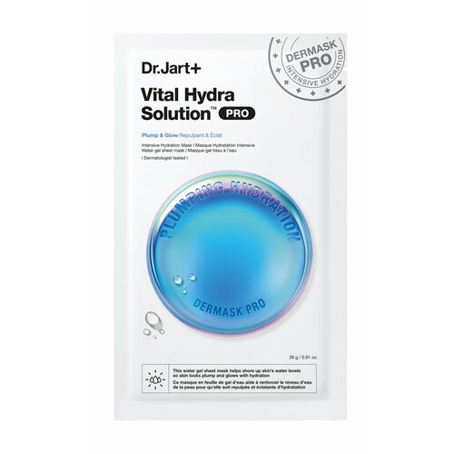 Увлажняющая маска для лица с гиалуроновой кислотой Dr.Jart Dermask Vital Hydra Solution Pro /26 мл/гр.