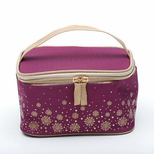 фото Косметичка 13х11х18 см, фиолетовый нет бренда