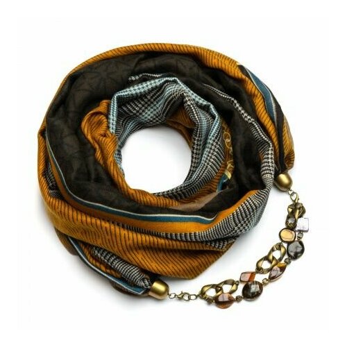 фото Шарф foxtrot,180х90 см, коричневый