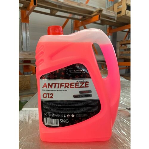 Антифриз STRONG OIL ANTIFREEZE G12 Carbox RED (канистра 5кг)