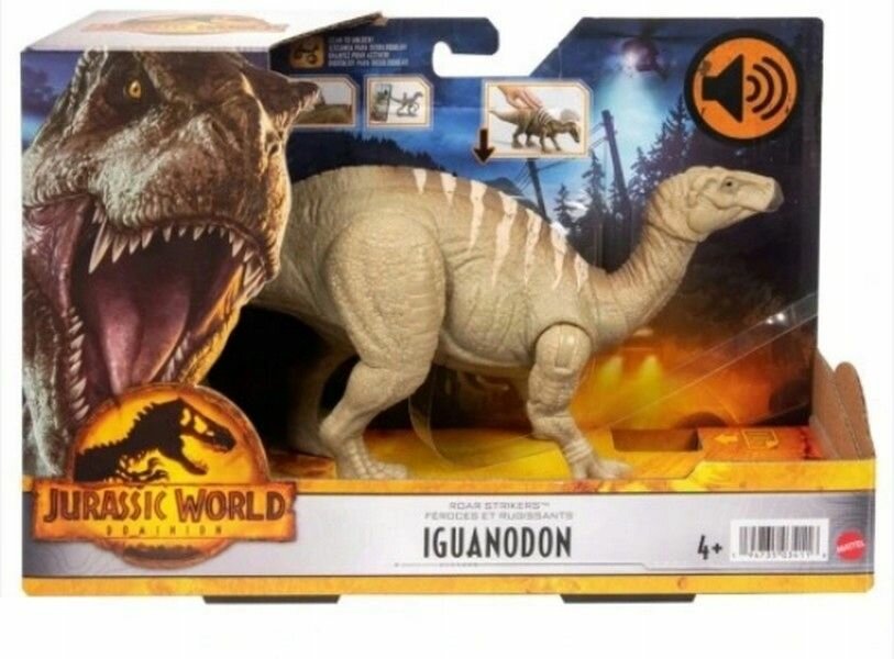Рычащий Динозавр игуанодон Mattel Jurassic World Roar Strikers IGUANODON HDX41