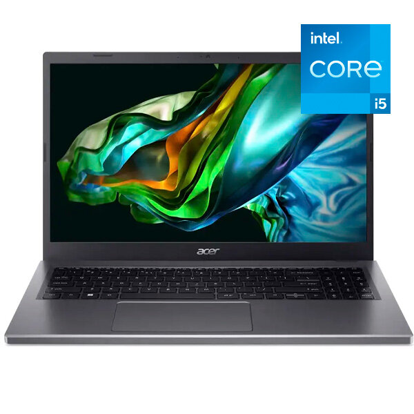 Ноутбук Acer Aspire 5 A515-58P-53Y4, 15.6" (1920x1080) IPS/Intel Core i5-1335U/16ГБ LPDDR5/512ГБ SSD/UHD Graphics/Без ОС, серый (NX. KHJER.005)