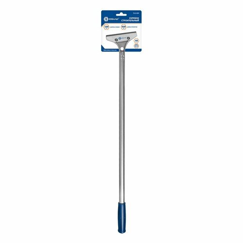 Скребок строительный для малярно-штукатурных работ кобальт лезвие 100мм длина рук-и 600 мм алюм корпус 2-к рук-ка 491₽