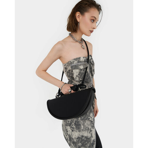 Сумка кросс-боди ARNY PRAHT, фактура гладкая, чёрный