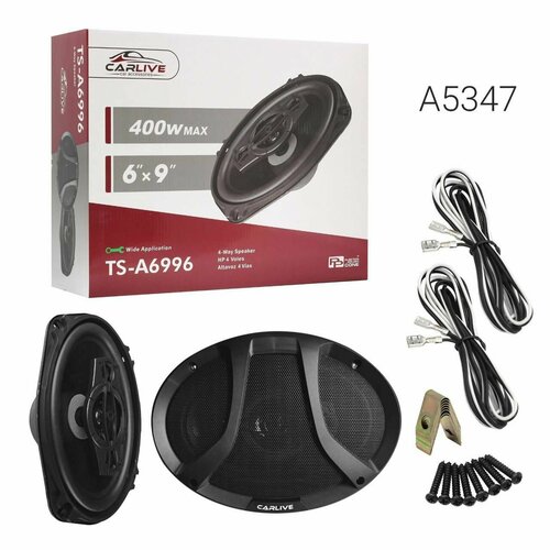 Автомобильные динамики 2 шт 6x9 дюймов Автомобильные динамики TS-A6996 Комплект из 2 штук Коаксиальная акустика 3-х полосная Овалы 322900₽