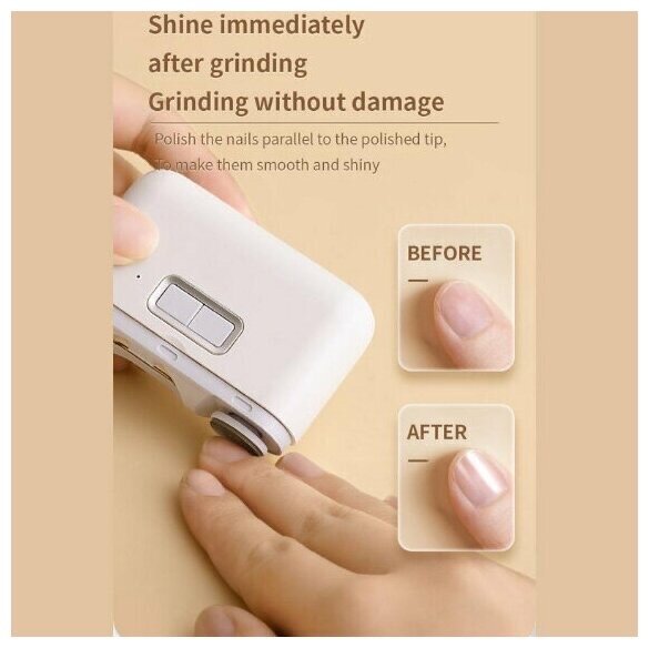 Машинка для стрижки ногтей Showlon с подсветкой и функцией полировки