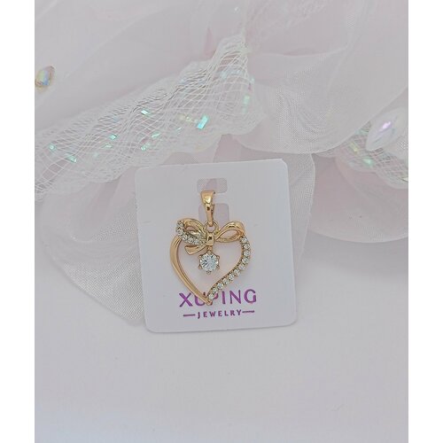 Подвеска XUPING JEWELRY, циркон комплект бижутерии xuping jewelry серьги подвеска циркон