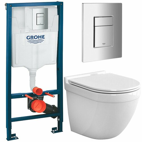 Инсталляция с унитазом Grohe Solido 388110601 инсталляция с унитазом grohe solido 388112010 tornado