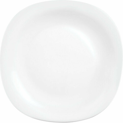 Набор обеденных тарелок La Opala Quadra White, размером 27,8х27,8 см, 6 персон