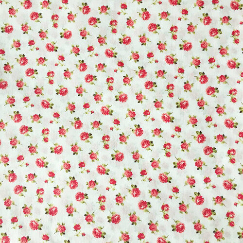 Ткань для шитья, рукоделия, пэчворка, игрушек, ремонта одежды Розочки 2м х 1,5м