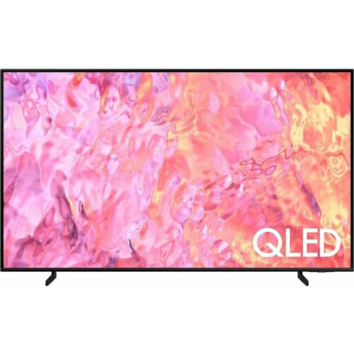 43 Телевизор Samsung QE43Q60CAU 2023 QLED, LED, HDR RU, черный смарт тв tv stick 4k ultra hd смарт тв приставка 128gb