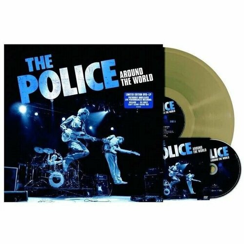 Виниловая пластинка The Police - Around The World (LP+ DVD) Gold the police the policepolice around the world limited colour lp dvd