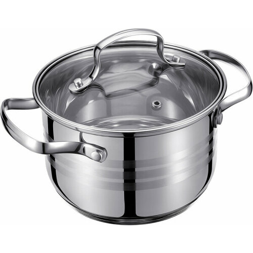 Кастрюля со стекл крышкой 31л 18х125 см Linea CINTURA 2290₽