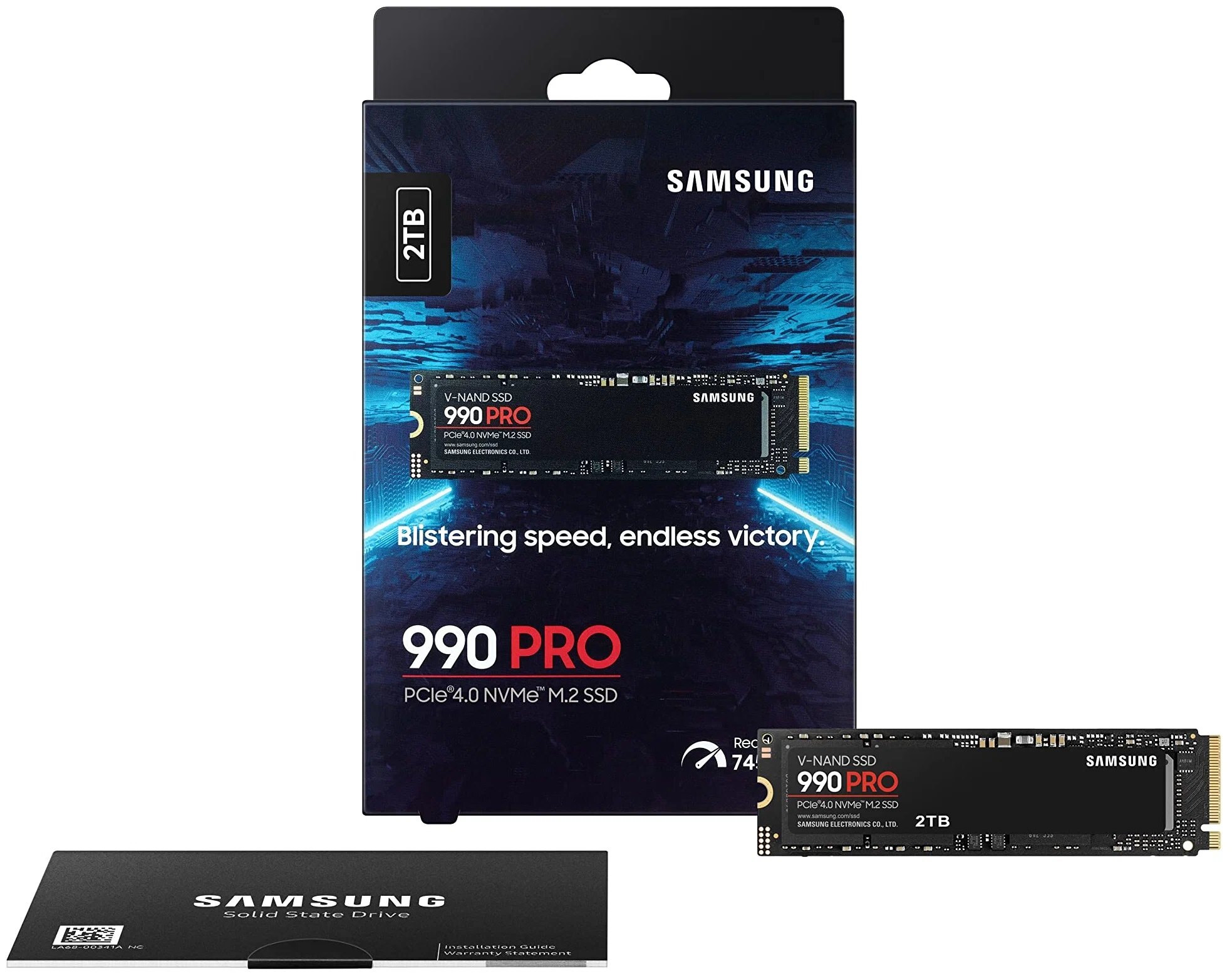 Твердотельный накопитель Samsung 990 PRO 2 ТБ M.2 MZ-V9P2T0BW