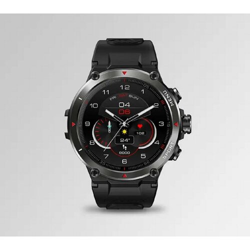 Умные часы для женщин и мужчин ZEBLAZE Stratos 2 Black с GPS Гарантия 1 год 599000₽