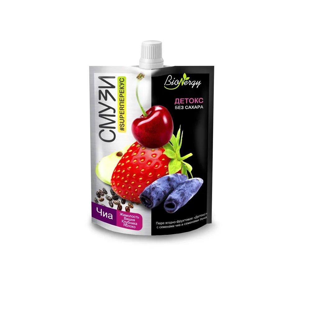 Смузи ягодно-фруктовое Баланс BioNergy с семенами чиа, 15 шт - фотография № 4