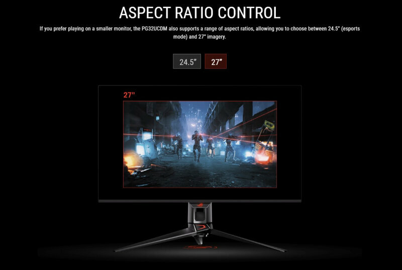 32" Монитор 4К ROG SWIFT OLED PG32UCDM (2024), 3840x2160, 240 Гц, 16:9, 140 PPI, 1000 кд/м2, 0.03 мс, OLED — фото 1