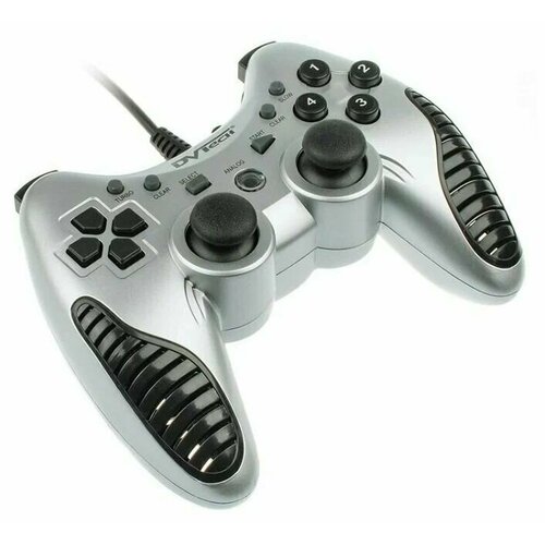 Геймпад проводной DVtech JS83 Shock Stream PCPS3 silver с вентилятором 690₽