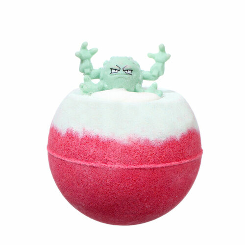 Детская бомбочка для ванны красная с игрушкой микс 100 г 331₽