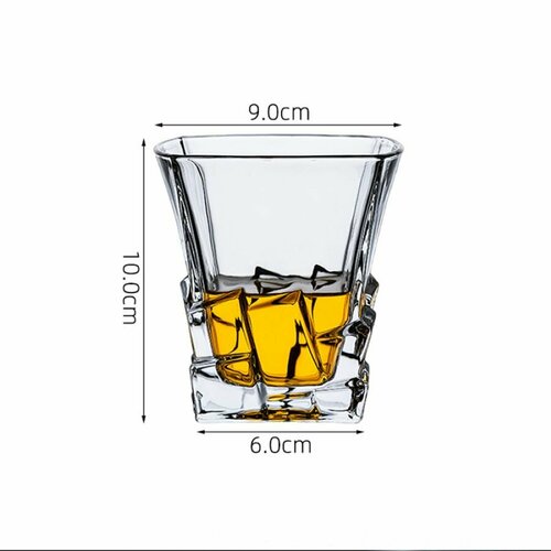 Стакан для виски рельефный
