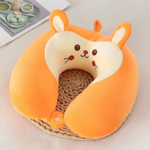 Подушка для шеи Оранжевый Кот, оранжевый подушка для шеи детская набивная игрушечная автомобильная подушка мультяшная игрушка плюшевая форма