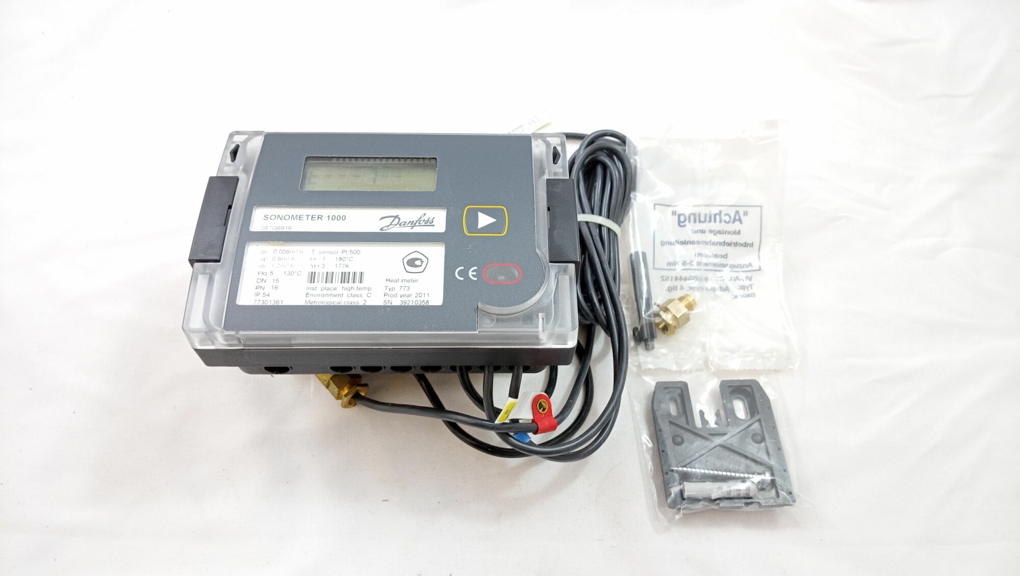 087G6919 Теплосчетчик ультразвуковой Sonometer 1000 Ду15 Danfoss