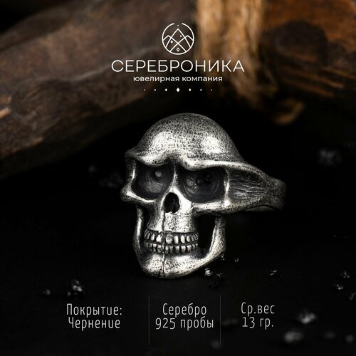 Печатка, серебро, 925 проба, размер 22, серебряный