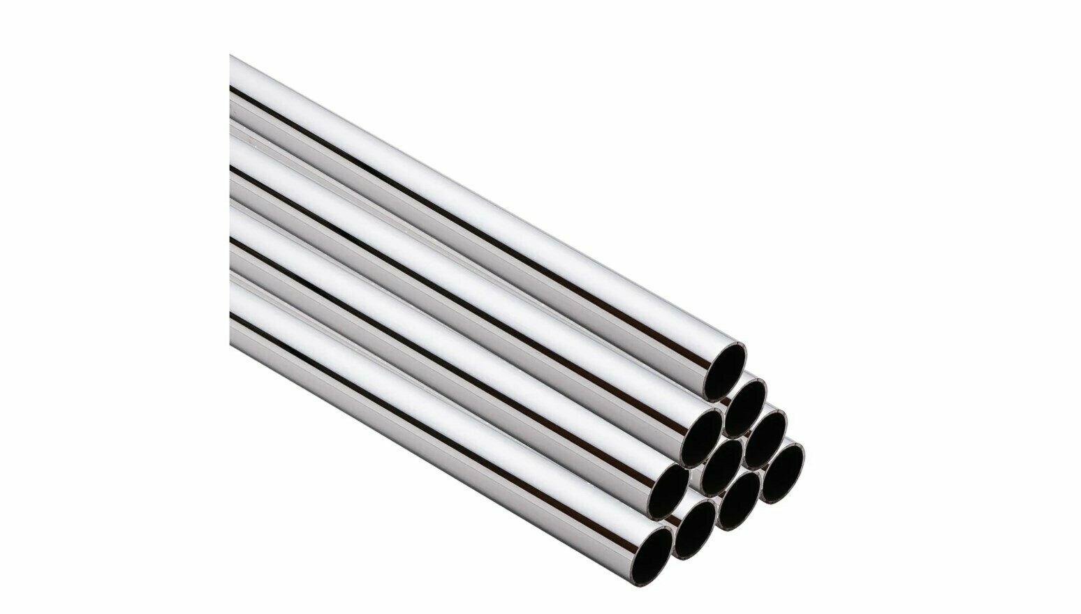Труба к системе Joker / Труба хромированная / длина 1 метр / диаметр трубы 25 мм / толщина металла 1 мм / 10 штук