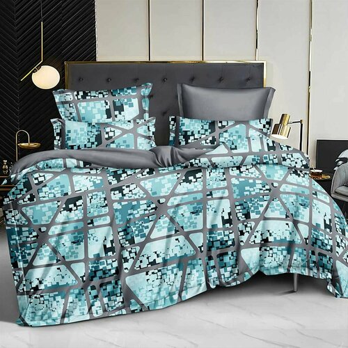 Комплект постельного белья, Сатин, 100% хлопок, наволочки 70x70