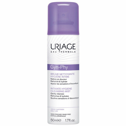 фото Uriage дымка-спрей для интимной гигиены gyn-phy, бутылка, 50 г, 50 мл