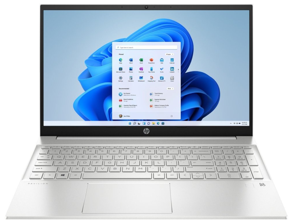 15.6" Ноутбук HP Pavilion 15-eg2065st (1920x1080, Intel Core i5-1235U, RAM 12ГБ, SSD 256ГБ, Intel Iris Xe Graphics, Win 10 Pro)