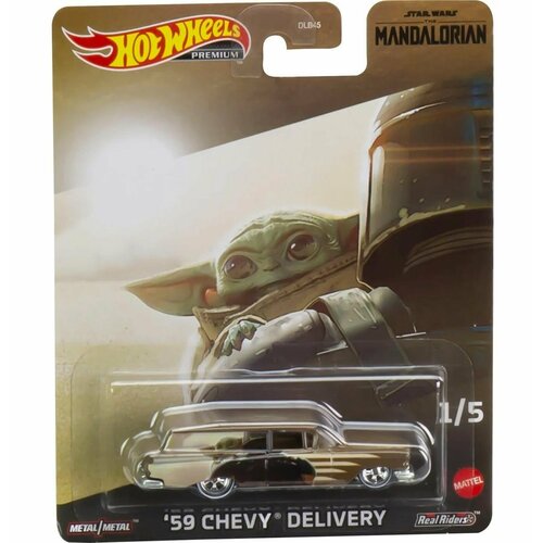 Коллекционная Premium машинка Hot Wheels '59 Chevy Delivery (коллекция 2023 Pop Culture: Star Wars The Mandalorian, 1/5)