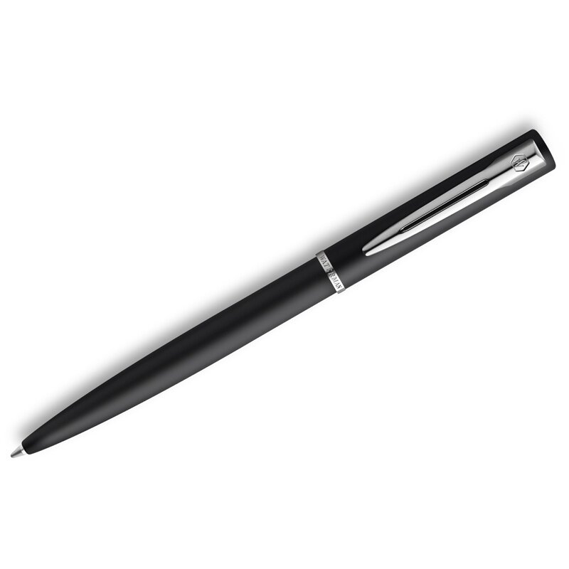 Ручка шариковая Waterman "Allure Black" синяя, 1,0 мм, кнопочная, подарочная упаковка (2068192)