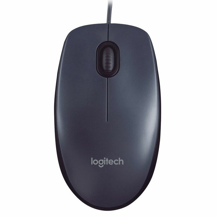 Logitech Мышь LOGITECH M90, проводная, оптическая, 1000 dpi, серая