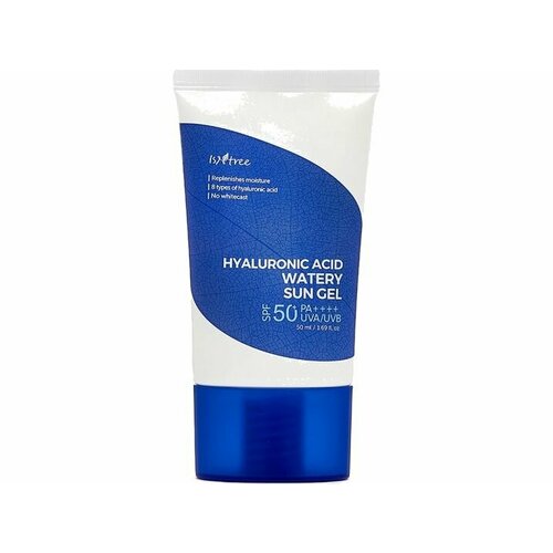 Солнцезащитный гель для лица SPF 50 PA IsNtree HYALURONIC ACID WATERY SUN GEL isntree sunscreen hyaluronic acid watery sun gel spf 50 1 69 fl oz 50 ml