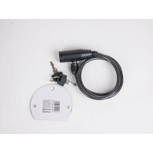 Замок велосипедный 6х800 mm GK102102 1120 GK102102 765₽
