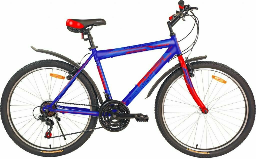 PIONEER Pilot 26"/19" blue-red-lightblue Велосипед