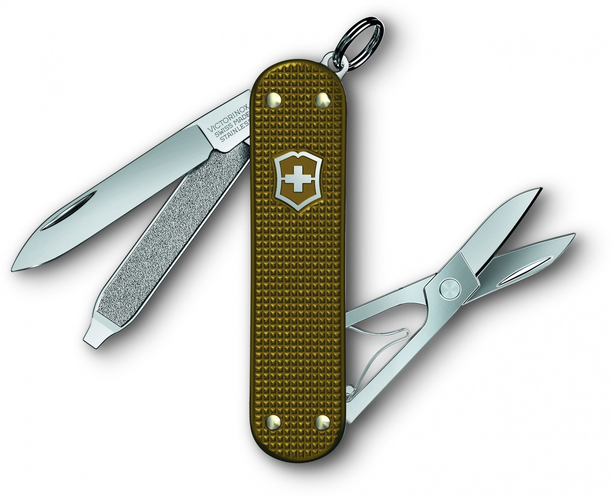 Нож перочинный Victorinox Alox Classic (0.6221.L24) 58мм 5функц. коричневый подар.коробка 2024 год