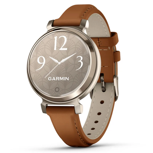 Умные часы Garmin Lily 2 Classic Cream Gold with Tan Leather Band 010-02839-02 3919000₽